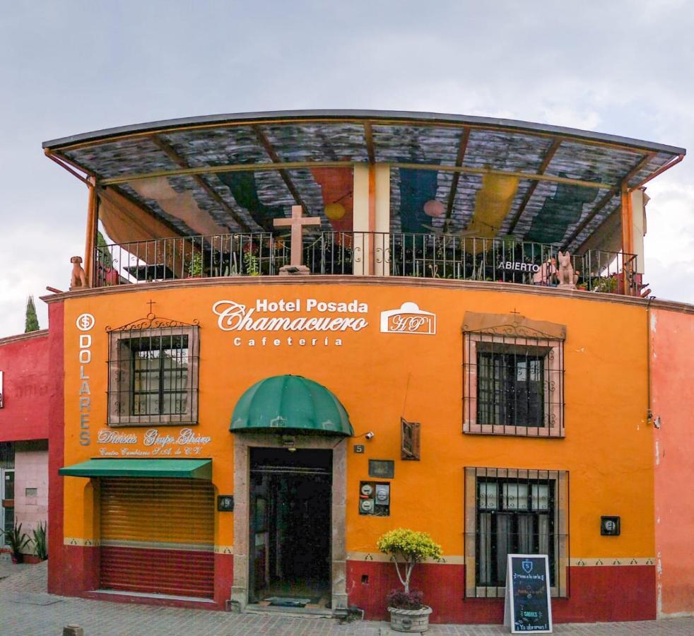 Hotel Posada Chamacuero Comonfort ภายนอก รูปภาพ